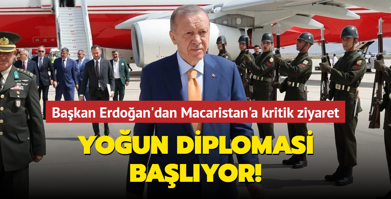 Youn diplomasi balyor! Bakan Erdoan'dan Macaristan'a kritik ziyaret