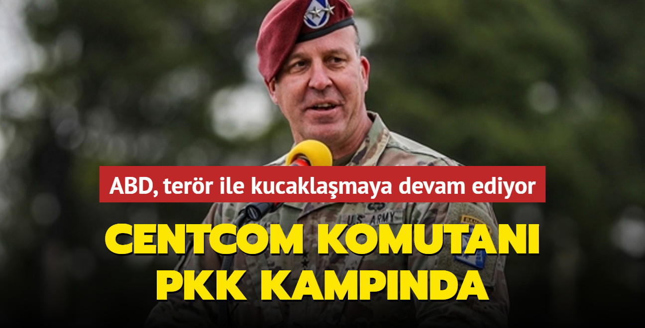 ABD, terr ile kucaklamaya devam ediyor... CENTCOM Komutan PKK kampnda