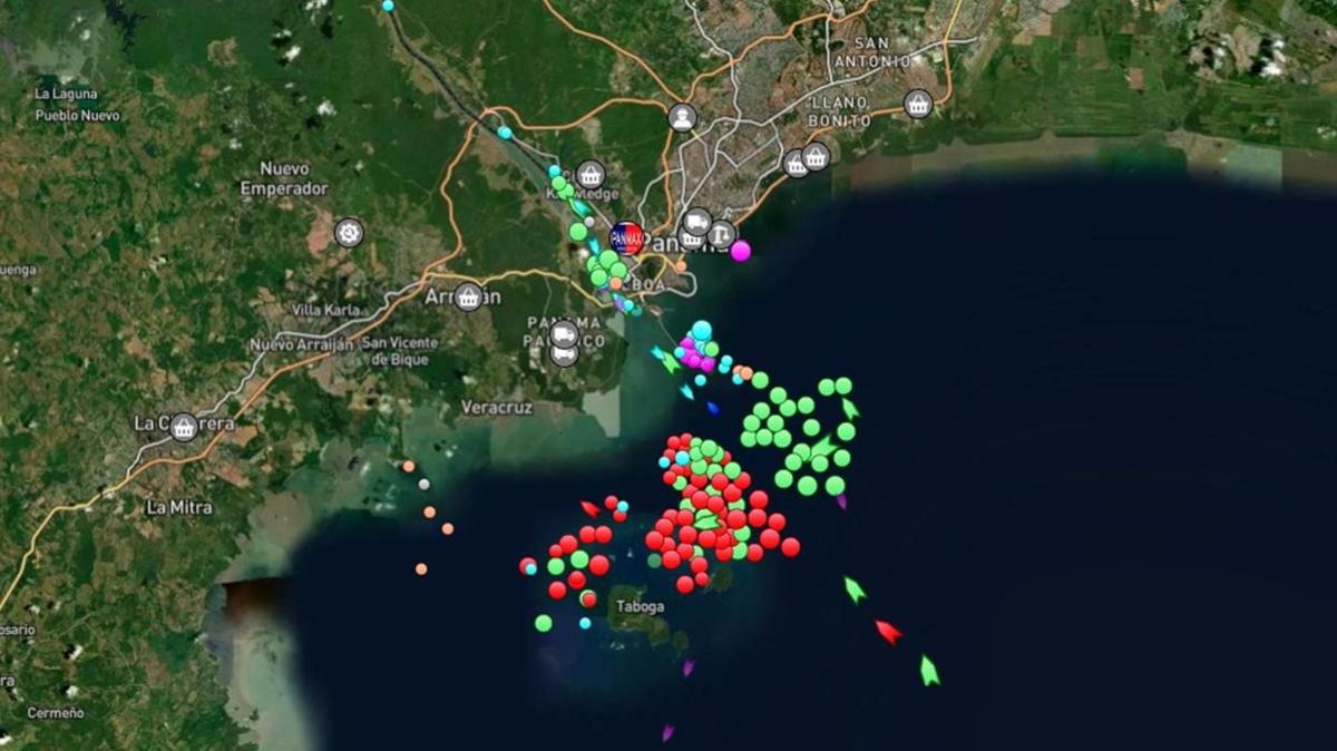 Panama kanal deniz ticareti kuraklk fotoraflar resimleri