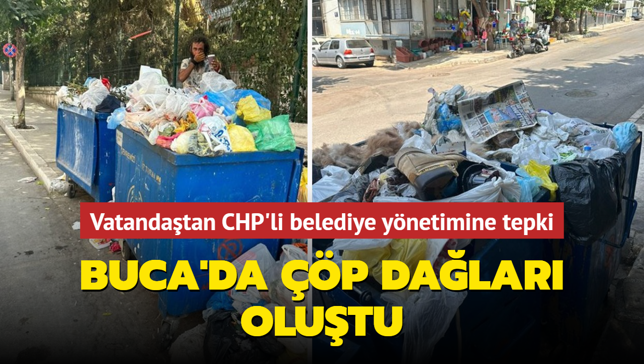 Vatandatan CHP'li belediye ynetimine tepki! Buca'da p dalar olutu