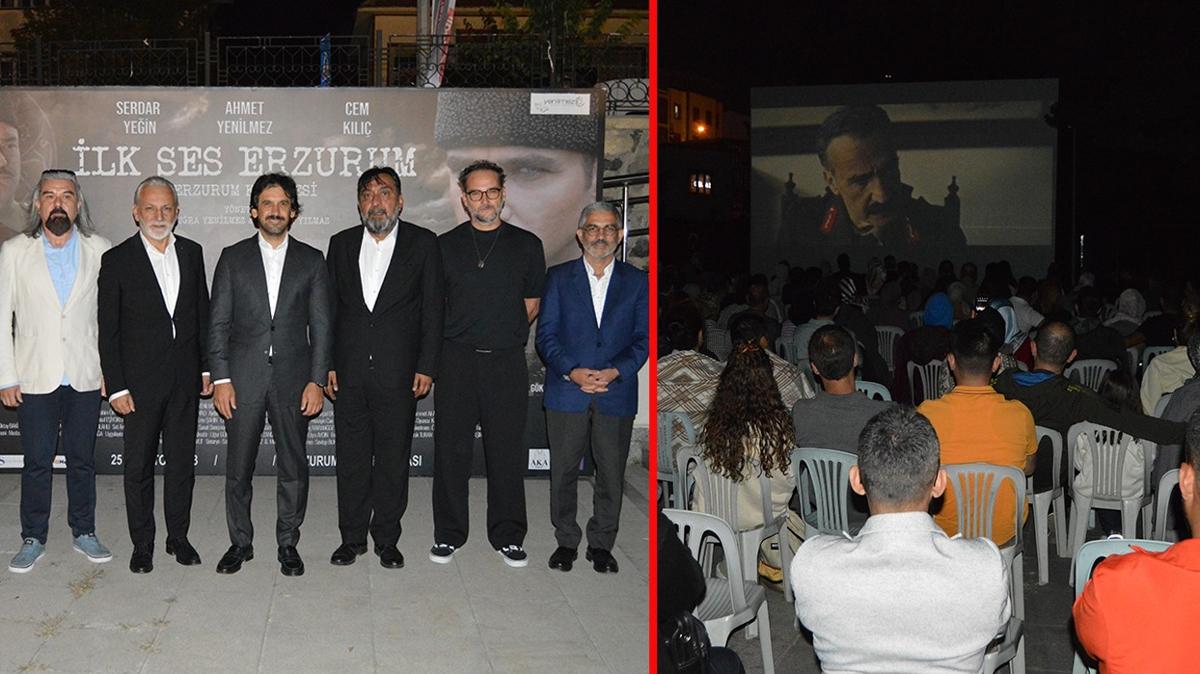 lk Ses Erzurum filminin zel gsterimi  Palandken Kltr Yolu Festivali'nde gerekletirildi