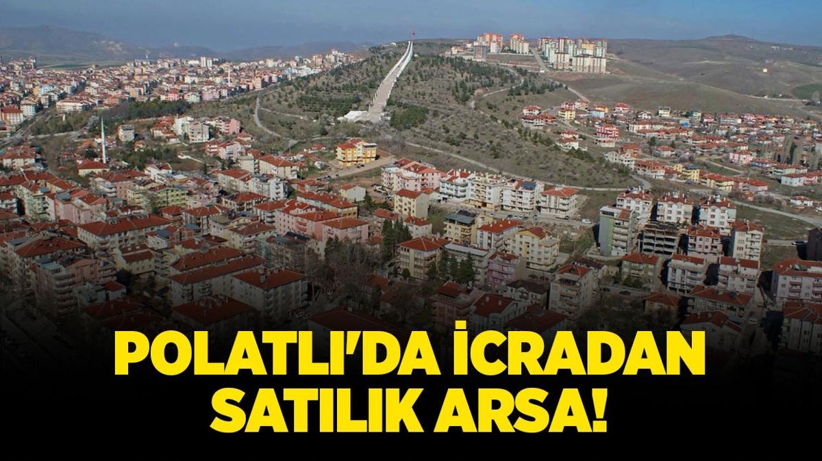 Ankara Polatl'da 2 milyon TL'ye icradan satlk arsa!