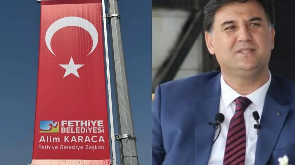 Reklamn dozunu kard! CHP'li Belediyeden Trk Bayra'na saygszlk: Adli ilem balatld