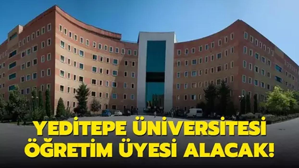 Yeditepe niversitesi retim yesi alacak