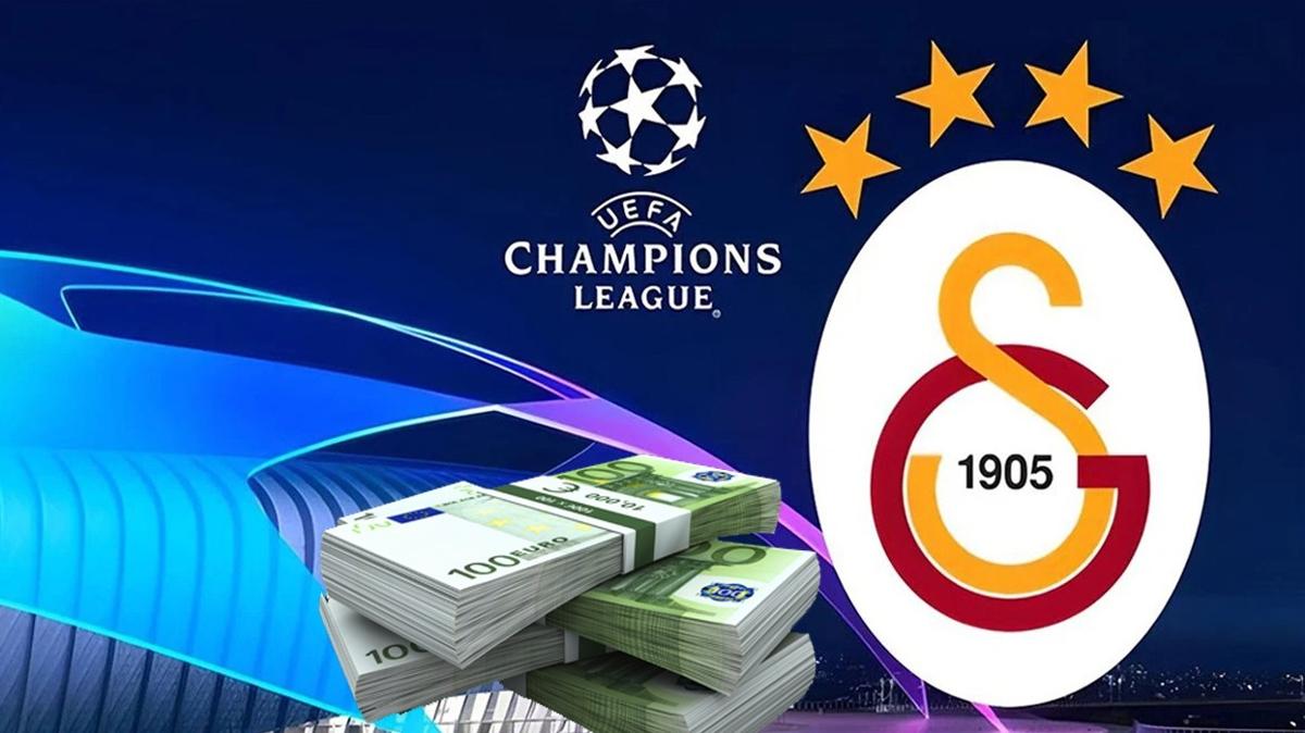 Galatasaray'a, ampiyonlar Ligi'nden servet