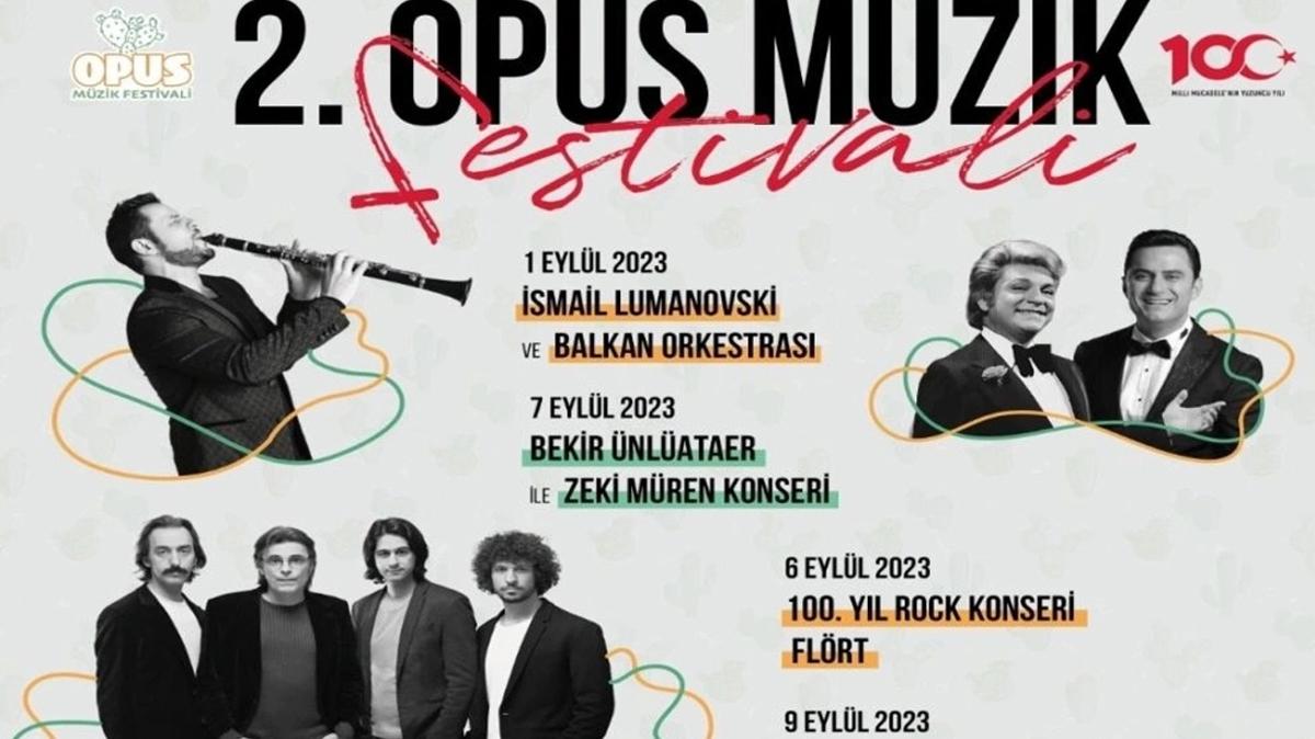 Bodrum'da dzenlenen Opus Mzik Festivali'nde Ak Veysel trkleri ve Zeki Mren arklaryla anlacak