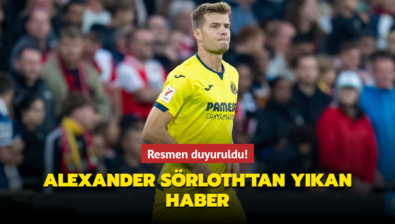 Alexander Srloth'tan ykan haber! Resmen duyuruldu...