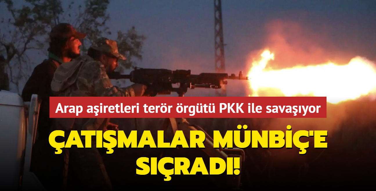 Deyrizor'daki atmalar Mnbi'e srad... Arap airetleri terr rgt PKK ile savayor
