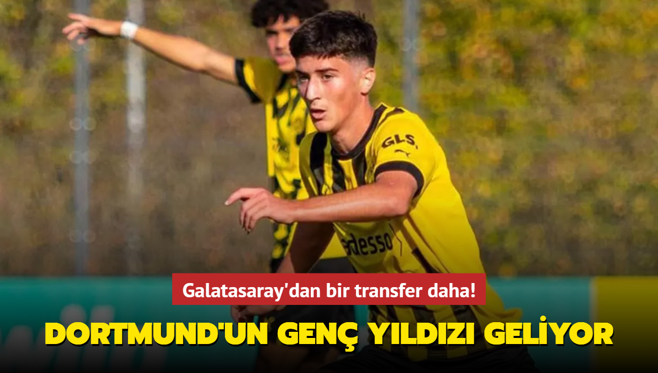 Galatasaray'dan bir transfer daha! Borussia Dortmund'un gen yldz geliyor