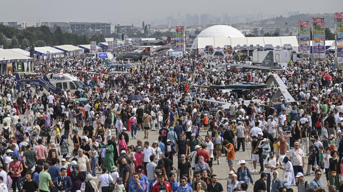 Yediden yetmie ziyaretiler TEKNOFEST'te