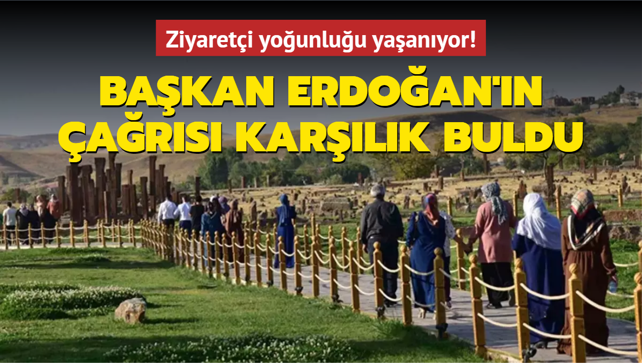 Bakan Erdoan'n ars karlk buldu... Ziyareti younluu yaanyor!