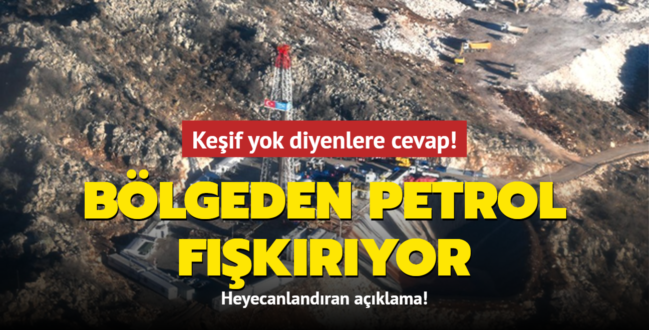 Keif yok diyenlere cevap! Blgeden petrol fkryor... Heyecanlandran aklama!