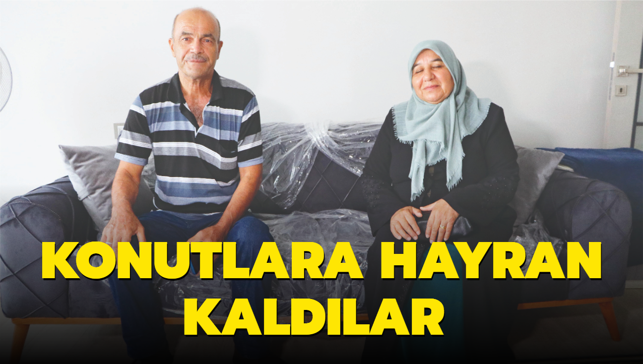 Konutlara hayran kaldlar