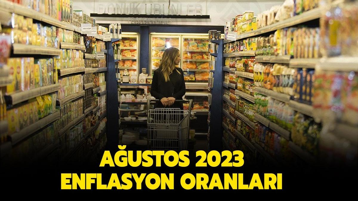 Son dakika: Austos ay enflasyonu akland! Austos 2023 enflasyon oran ka oldu"