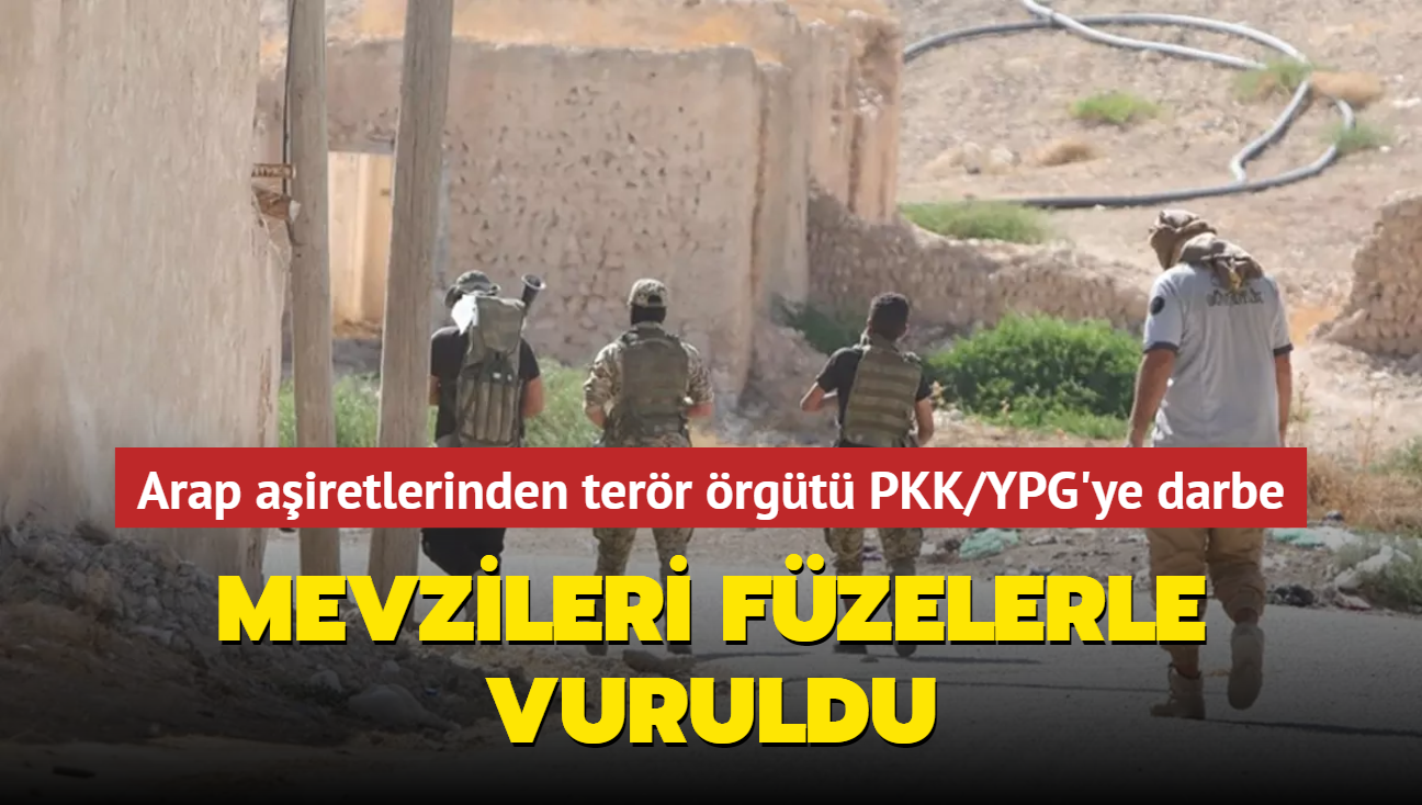 Arap airetlerinden terr rgt PKK/YPG'ye darbe: Mevzileri fzelerle vuruldu