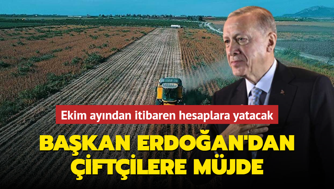 Bakan Erdoan'dan iftilere mjde... Ekim ayndan itibaren hesaplara yatacak