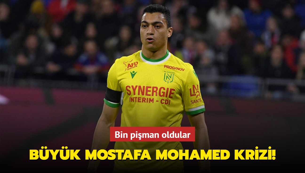 Bin piman oldular! Byk Mostafa Mohamed krizi