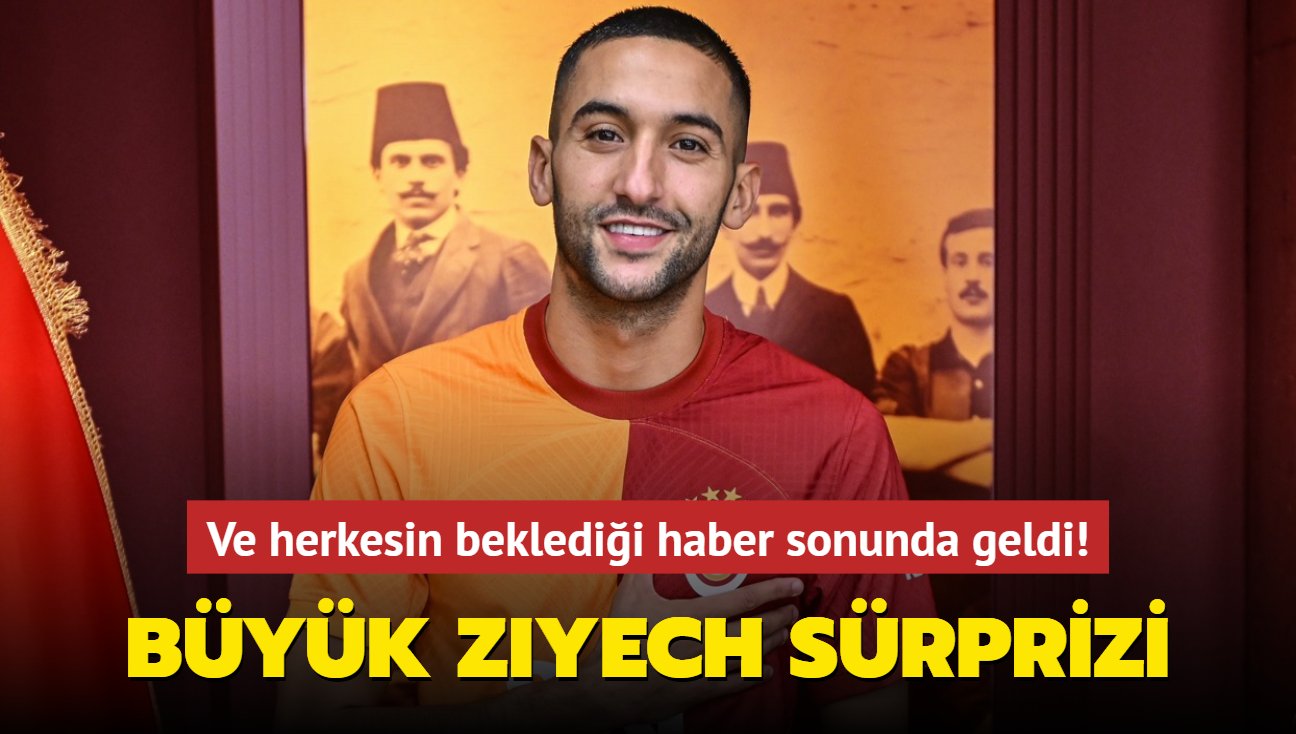 Byk Hakim Ziyech srprizi! Ve herkesin bekledii haber sonunda geldi