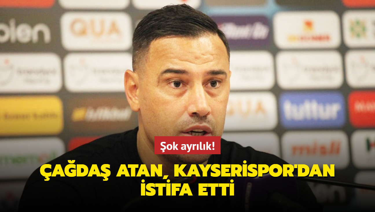 ok ayrlk! ada Atan, Kayserispor'dan istifa etti