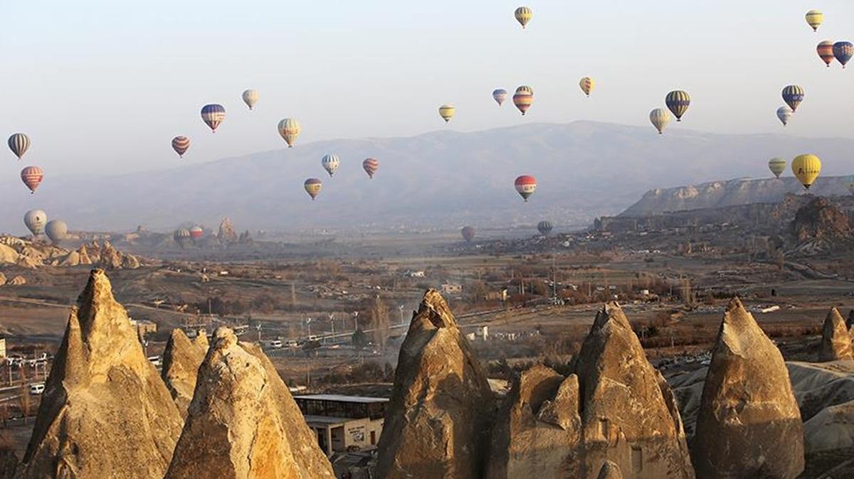 Kapadokya yln ilk 8 aynda 3 milyon ziyaretiyi arlad
