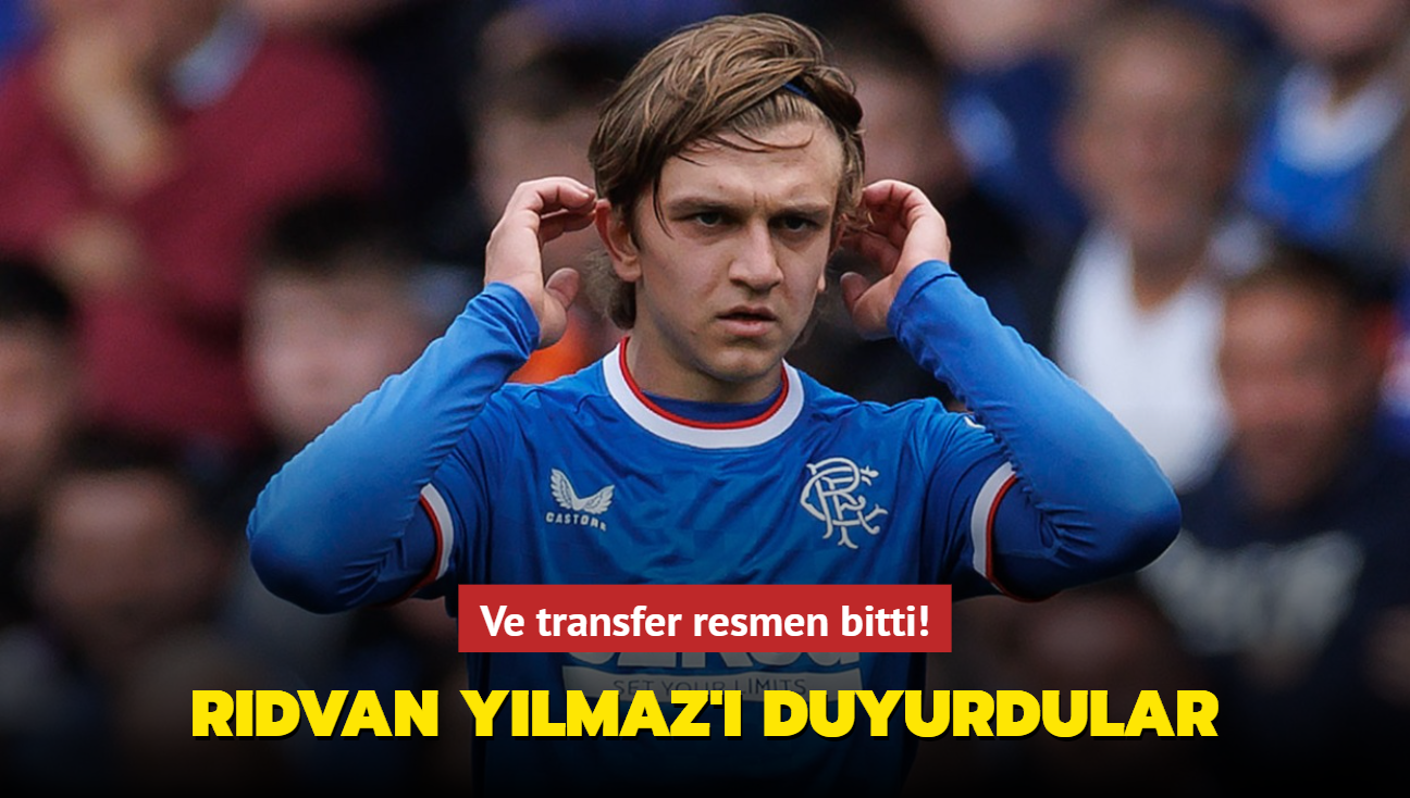 Ve transfer resmen bitti! Rdvan Ylmaz' duyurdular