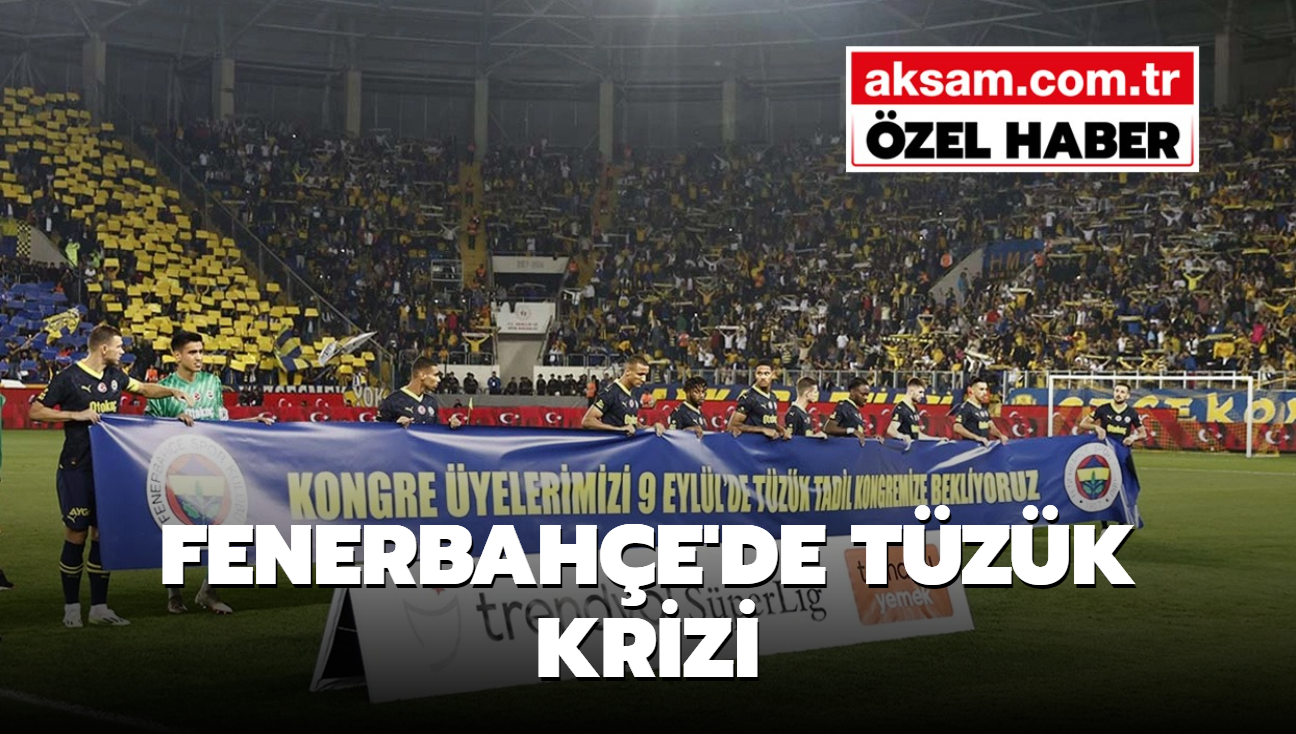 Fenerbahe'de tzk krizi