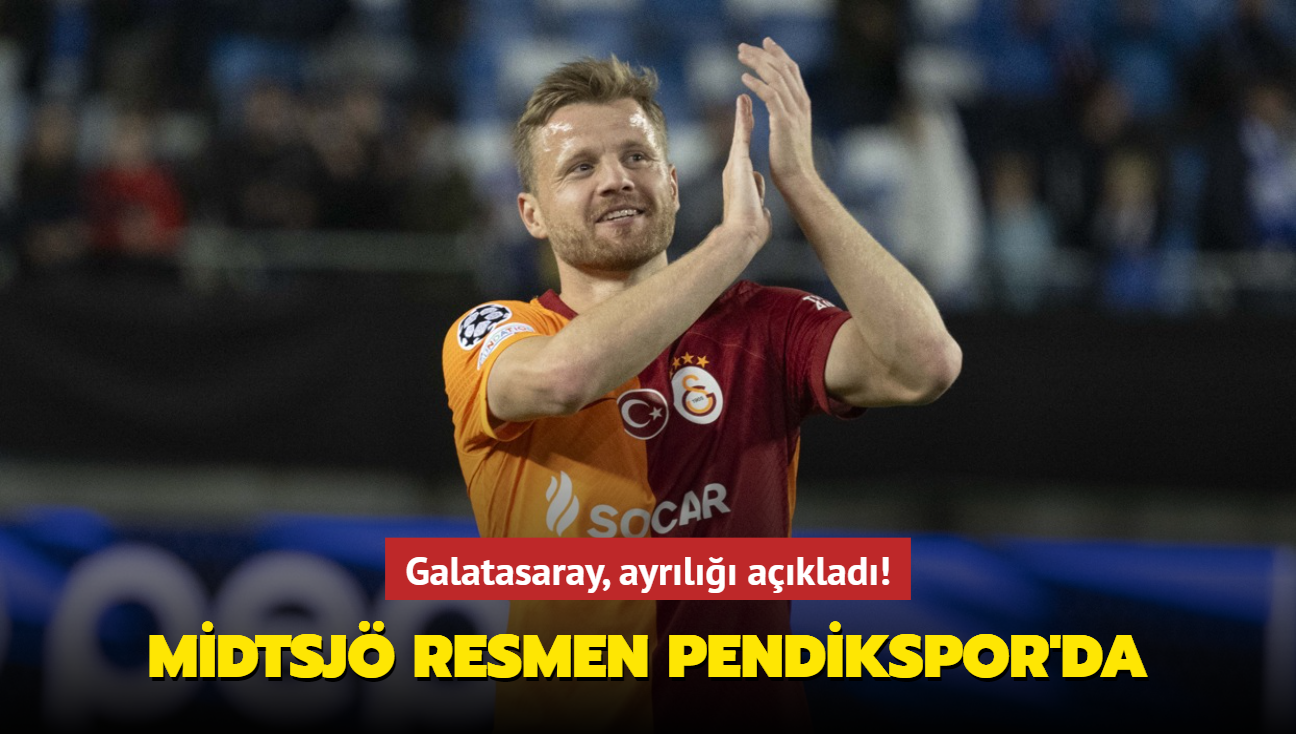 Galatasaray, ayrl aklad! Midtsj resmen Pendikspor'da