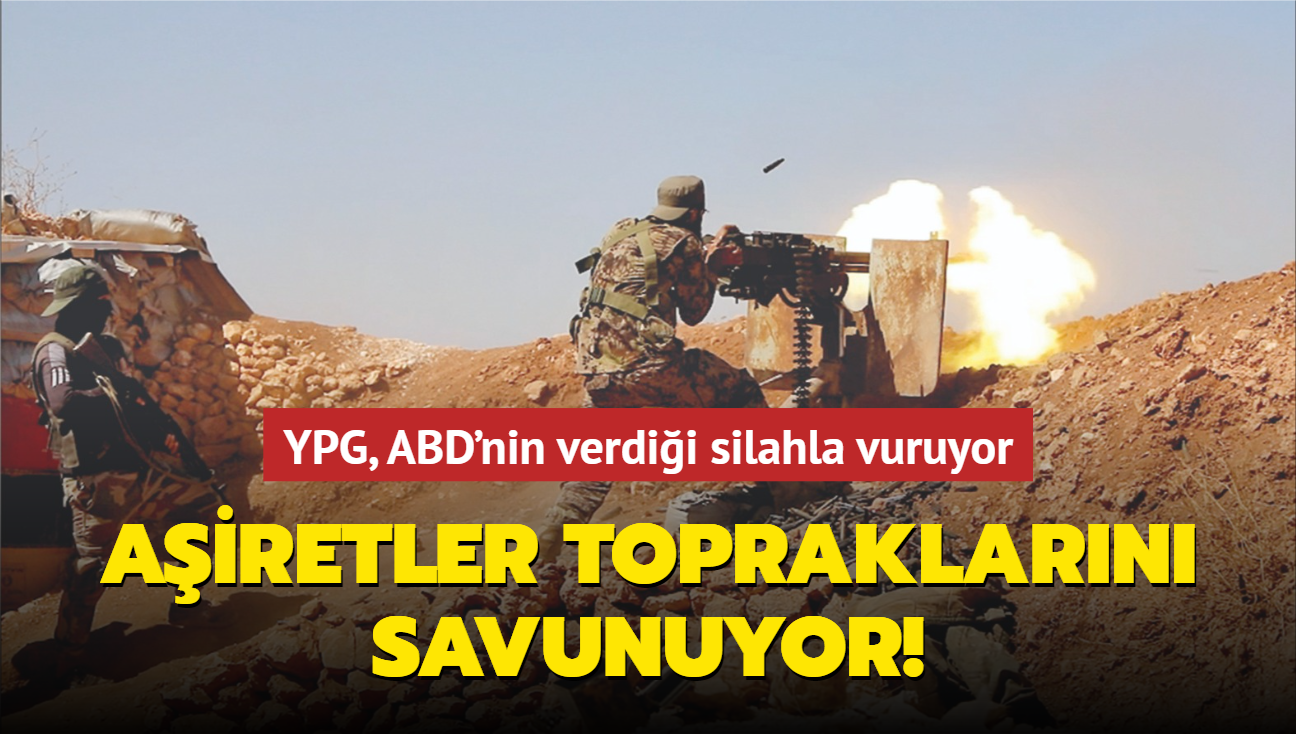 Airetler topraklarn savunuyor! YPG, ABD'nin verdii silahla vuruyor