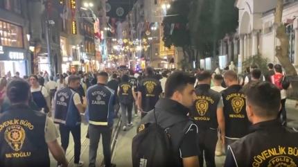 �stanbul'da helikopter destekli asayi� uygulamas�... Aranan ��pheliler yakaland�