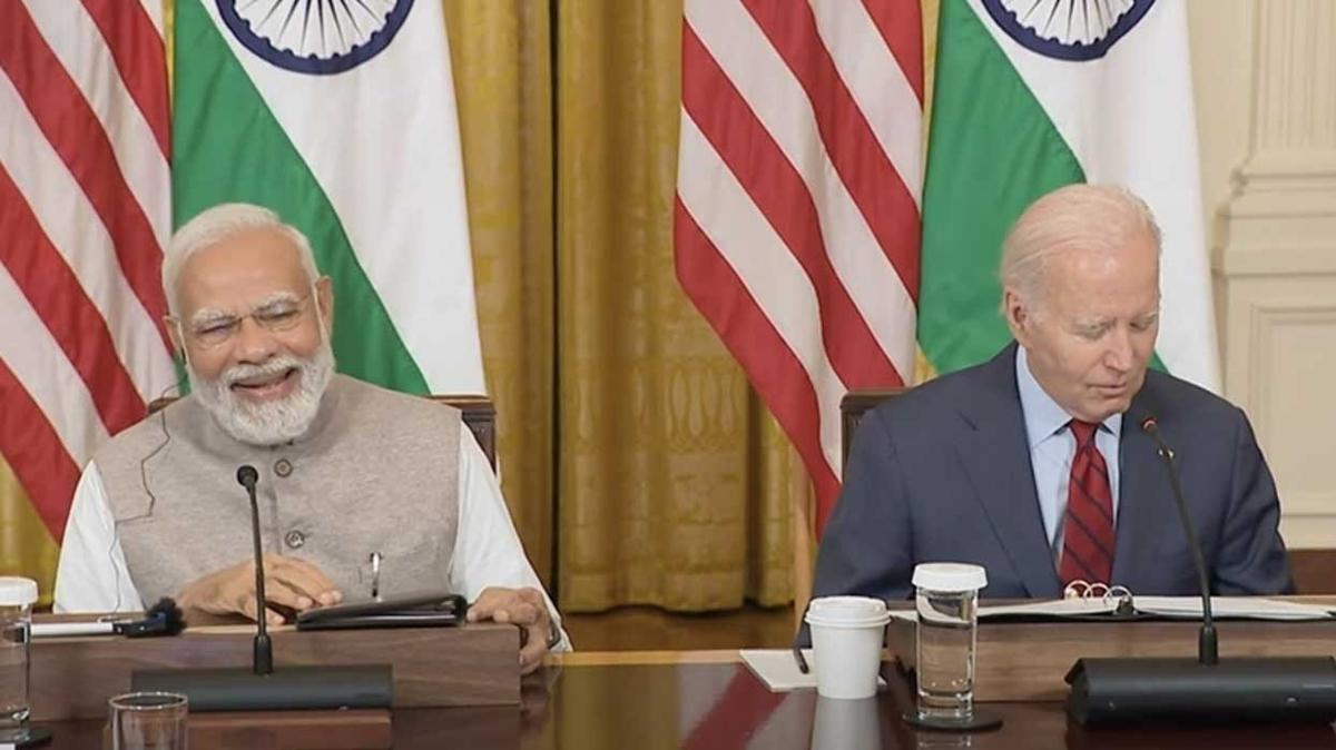 Biden ile Modi, G-20 Zirvesi ncesinde bir araya geldi