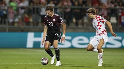 H�rvatistan Letonya'y� rahat ge�ti