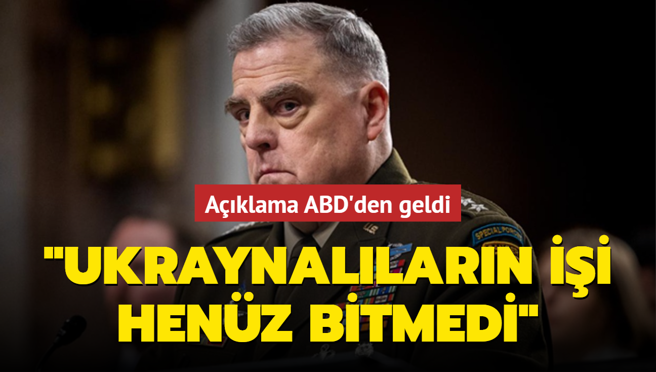 Aklama ABD'den geldi: Ukraynallarn ii henz bitmedi