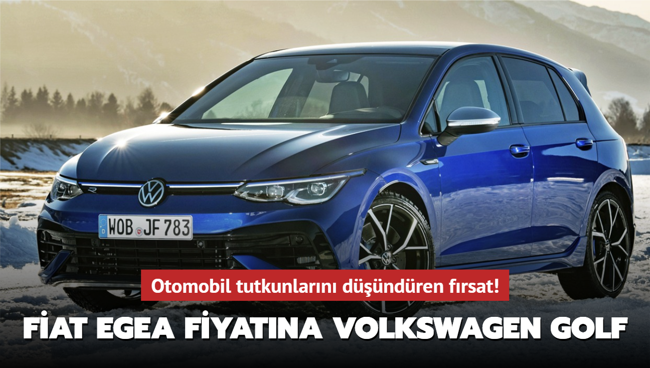 Fiat Egea fiyatna sfr Volkswagen Golf! Otomobil tutkunlarn dndren frsat...