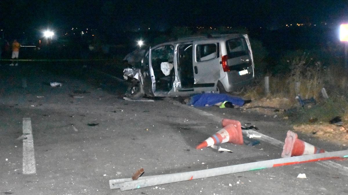 Gaziantep'te otomobil gvenlik kulbesine arpt: 1 kii hayatn kaybetti