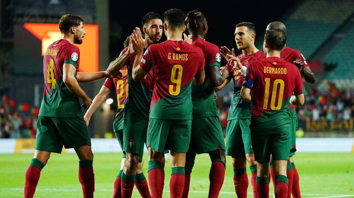 Ronaldo'suz Portekiz gol oldu yad