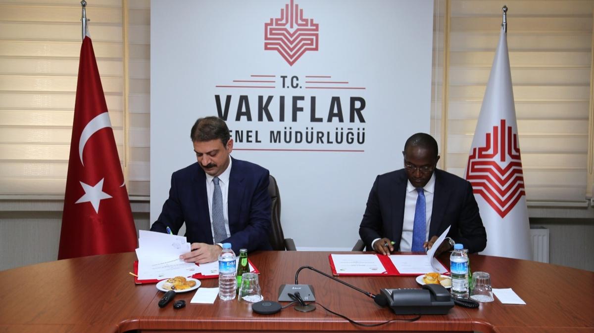 Trkiye ile Senegal arasnda vakflar mutabakat imzaland