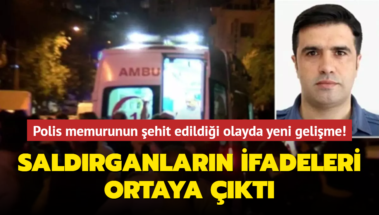 Polis memuru Hakan Telli'nin ehit edildii olayda son dakika gelime! Saldrganlarn ifadeleri ortaya kt