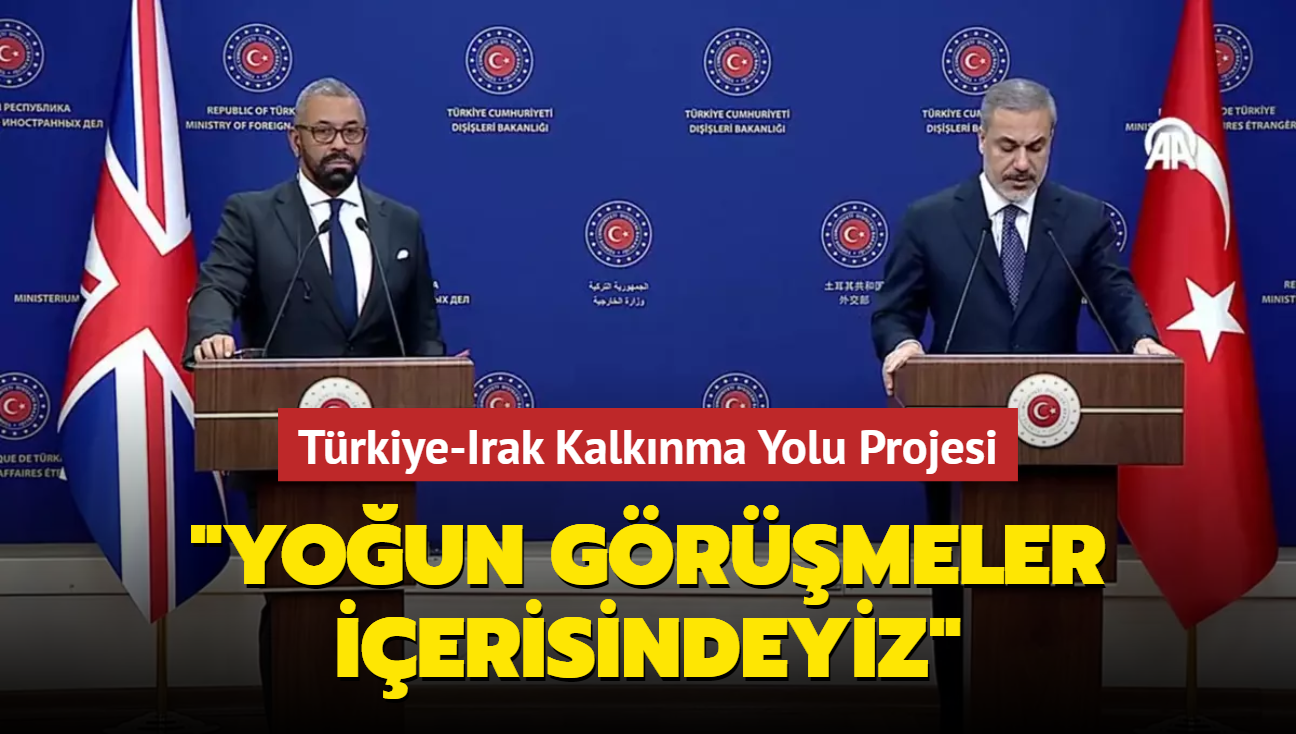 Bakan Fidan'dan Trkiye-Irak Kalknma Yolu Projesi aklamas... "Youn grmeler ierisindeyiz"