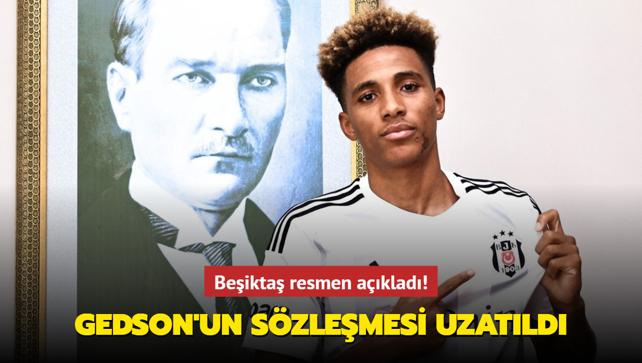 Beikta resmen aklad! Gedson Fernandes'in szlemesi uzatld