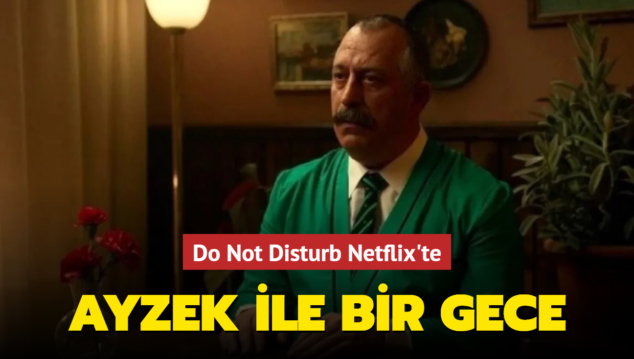 Cem Ylmaz'n yazp ynettii Do Not Disturb Netflix'te