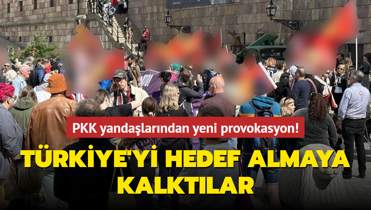 PKK yandalarndan yeni provokasyon! Trkiye'yi hedef almaya kalktlar