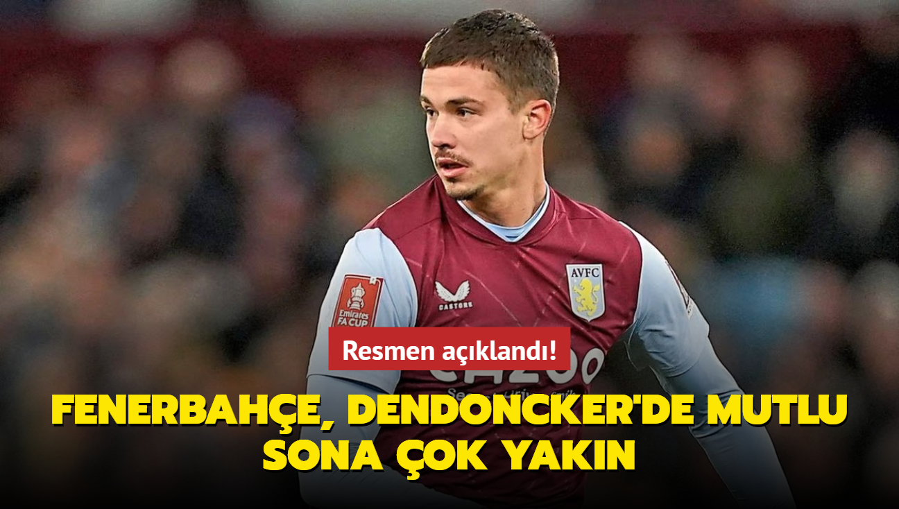 Resmen akland! Fenerbahe, Dendoncker'de mutlu sona ok yakn