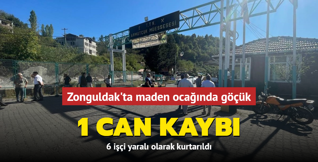 Zonguldak'ta maden ocanda gk: 1 can kayb, 6 ii yaral olarak kurtarld