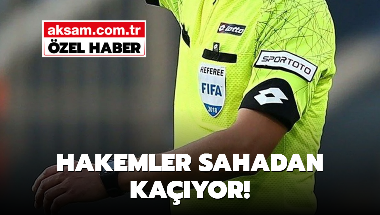 Hakemler sahadan kayor!