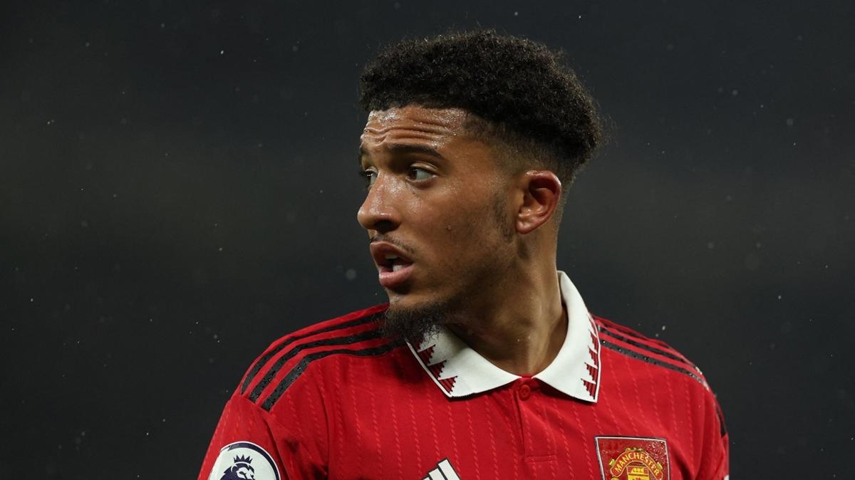 Manchester United'n yldz Jadon Sancho kadro d kald