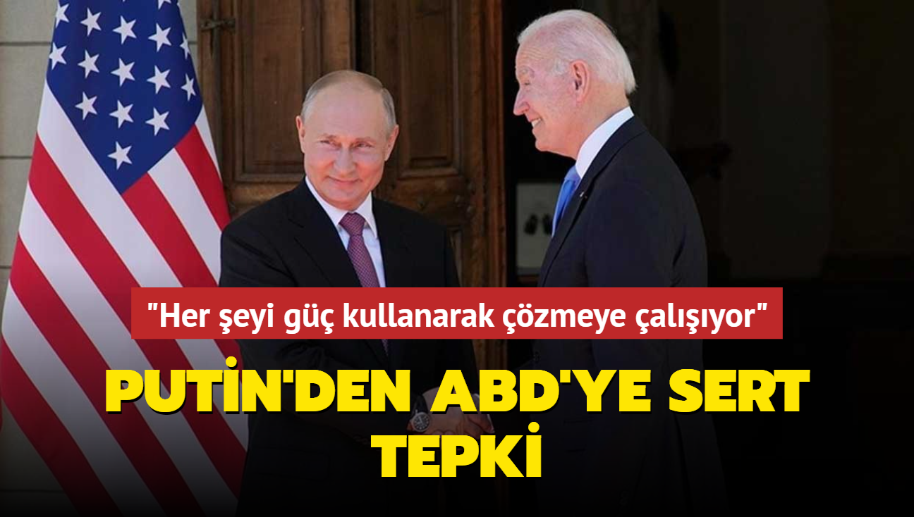 Putin'den ABD'ye sert tepki... "Her eyi g kullanarak zmeye alyor"