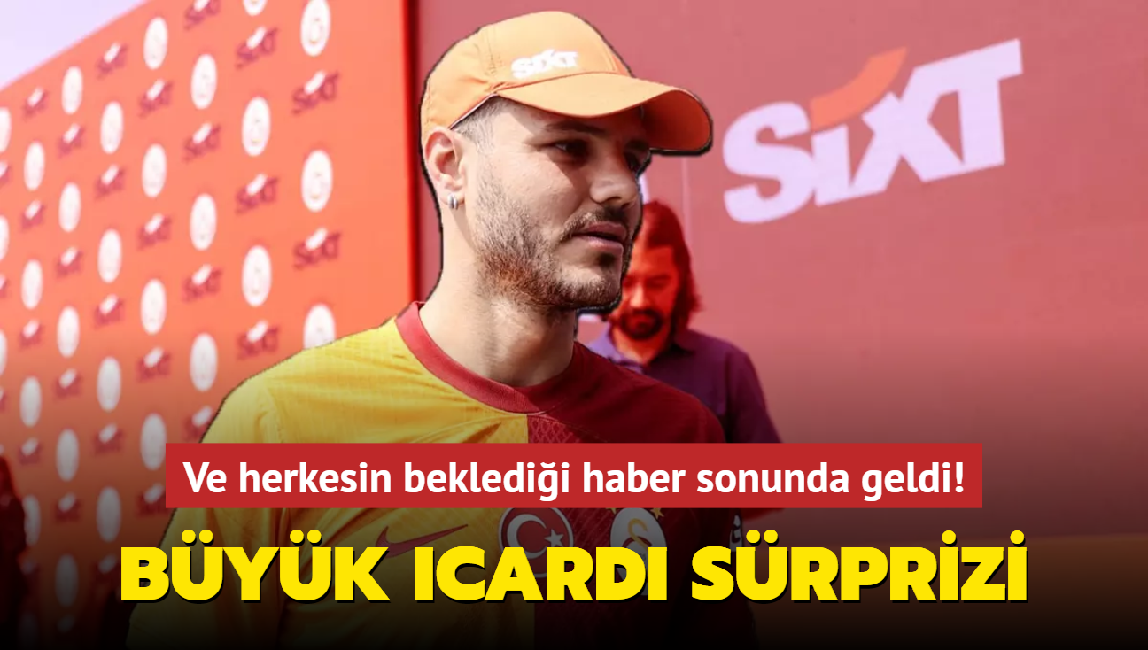 Byk Mauro Icardi srprizi! Ve herkesin bekledii haber sonunda geldi