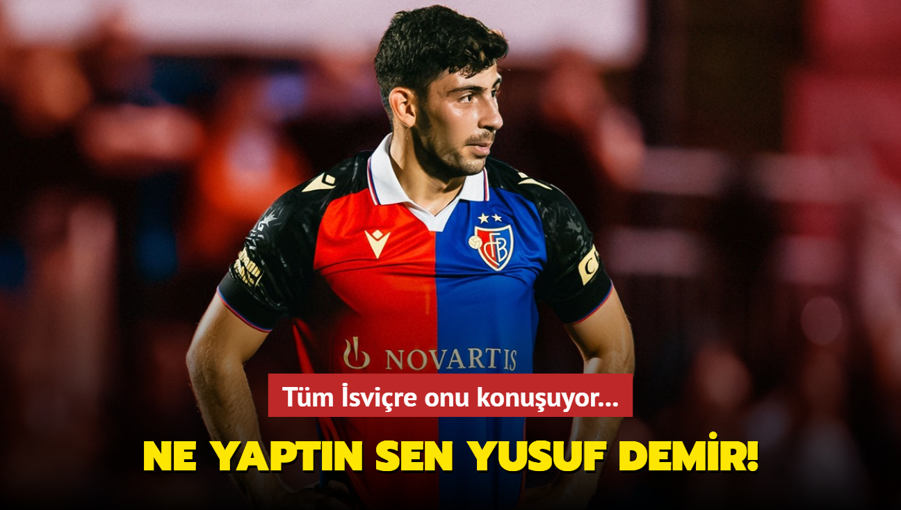 Ne yaptn sen Yusuf Demir! Tm svire onu konuuyor