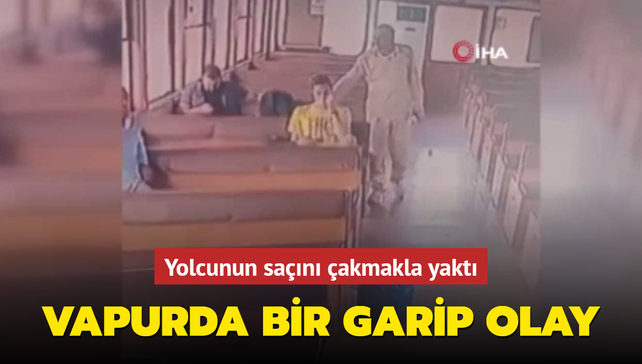 Yolcunun san akmakla yakt... Vapurda bir garip olay