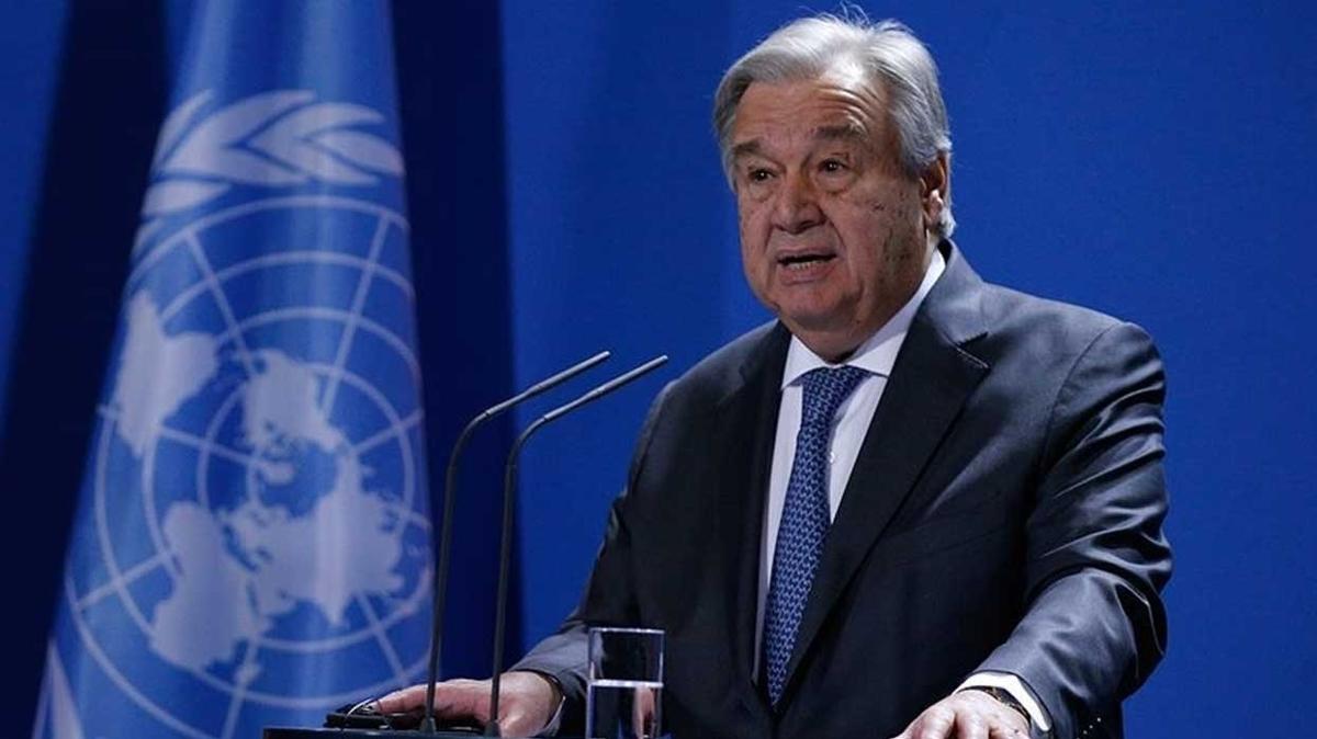 Guterres'ten "imdi ve birlikte hareket etme" ars